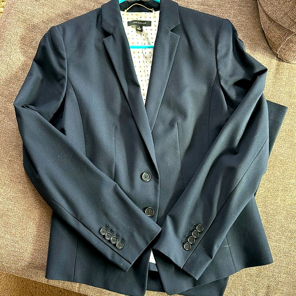 Navy Blue Ann Taylor Suit